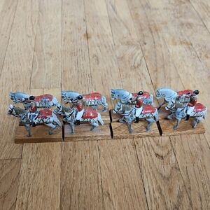 Britains LTD QUEEN ELIZABETH CORONATION 1953 England Metal Horses Set of 8